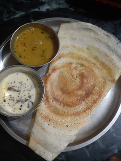 A picture of South Indian Masala Dosa.