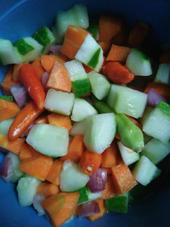 Foto resep Acar mentah timun wortel