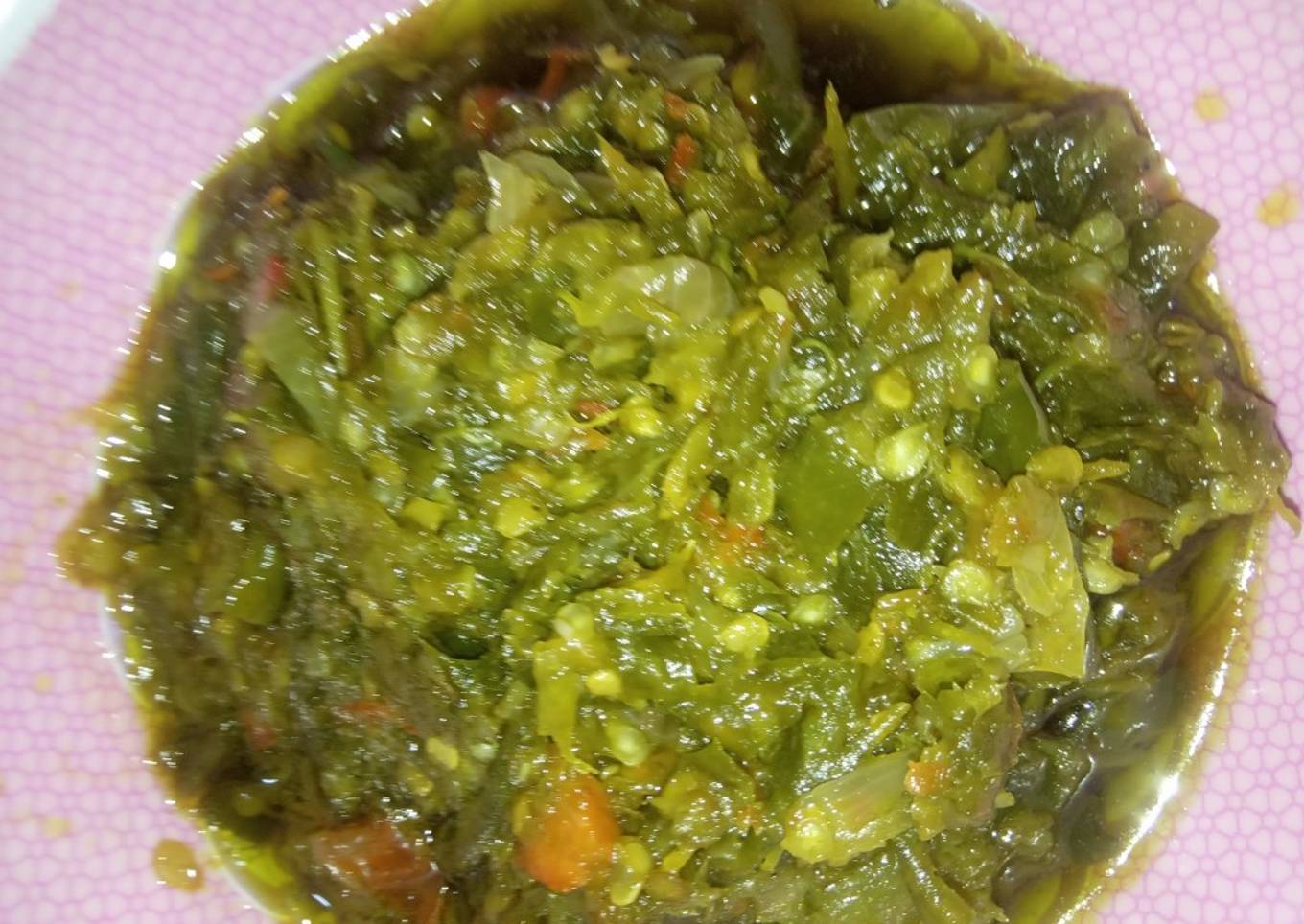 Sambal cabe hijau ala RM padang