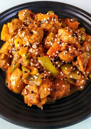 A picture of Sesame Soya Mix Vegetable.