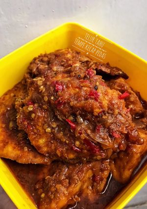Foto resep Telur tahu tempe kecap pedas