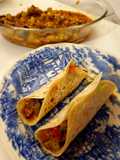 Tacos de berenjenas 🍆 y zucchinis