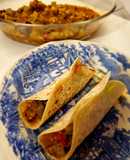 Tacos de berenjenas 🍆 y zucchinis