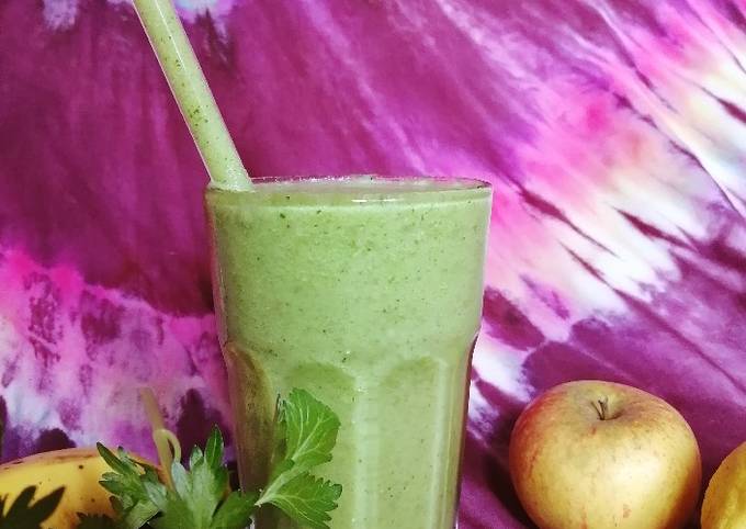 Gesunder grüner Smoothie