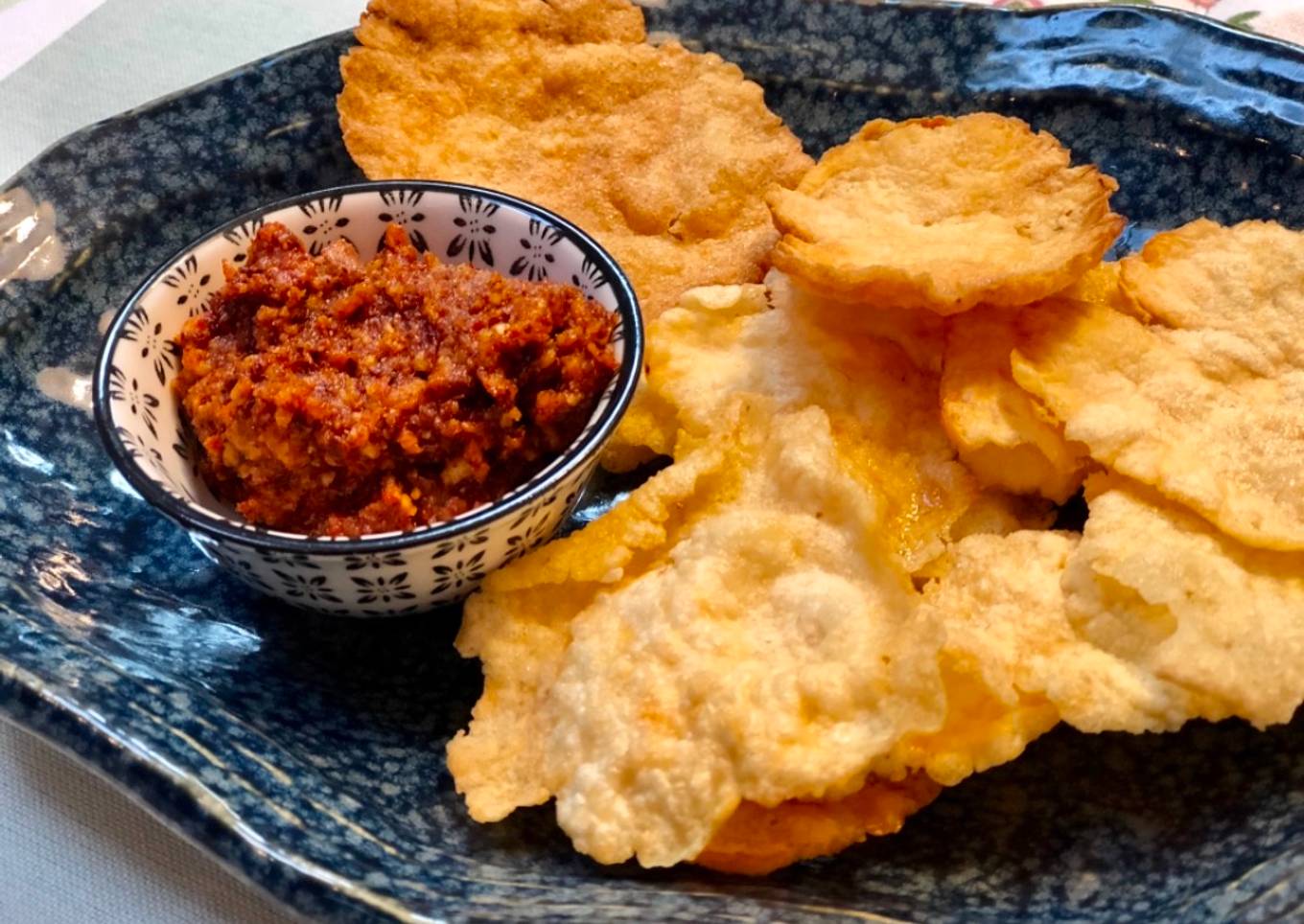 Miso pepper with garlic