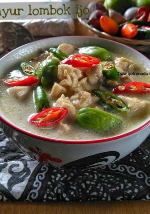 Foto resep Sayur lombok ijo