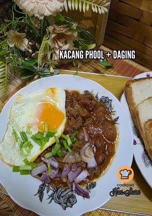 Gambar 14:5:24 - KACANG PHOOL + DAGING