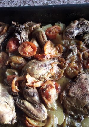 صورة لوصفة صينية دجاج وجوانح وبطاطا أول مرة أعملها بس بتشهي 😋😋