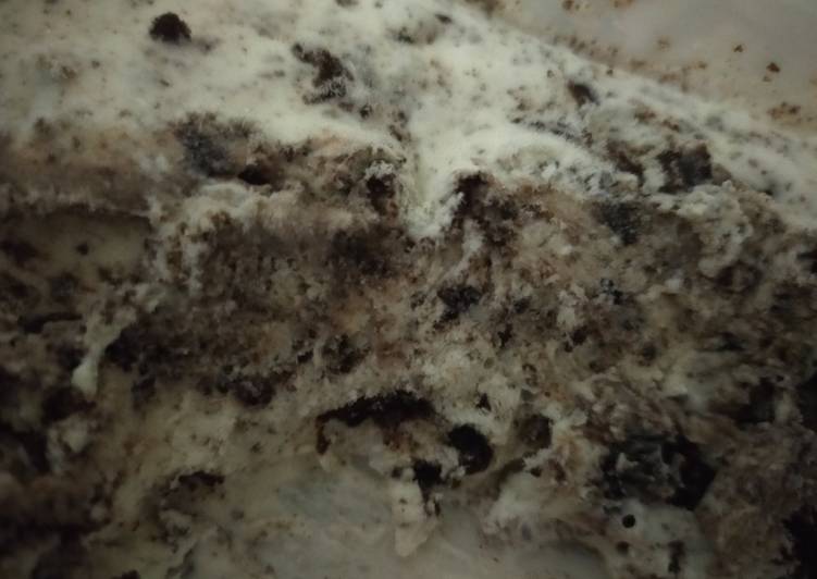 Helado de oreo