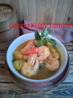 Foto resep 324. udang kuah tomyam