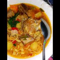 Foto resep Mie Tektek Kuah