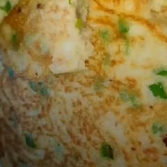 A picture of Rice and Patato Pancake.