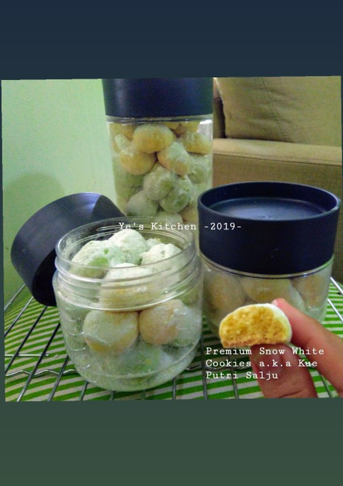Foto resep 10. Premium Snow White Cookies a.k.a Putri Salju Lumerrrrr