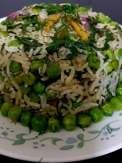 ग्रीन वेज पुलाव (Green veg pulav recipe in hindi) रेसिपी मुख्य फोटो
