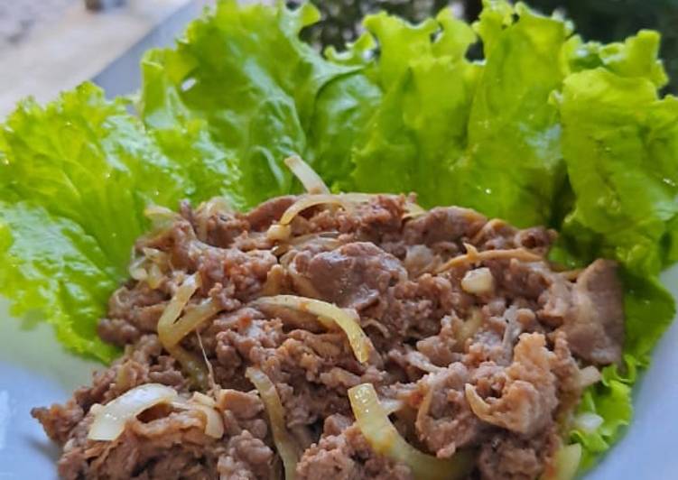 Langkah Mudah untuk Membuat Daging tipis-tipis alaala yoshinoya yang Sempurna