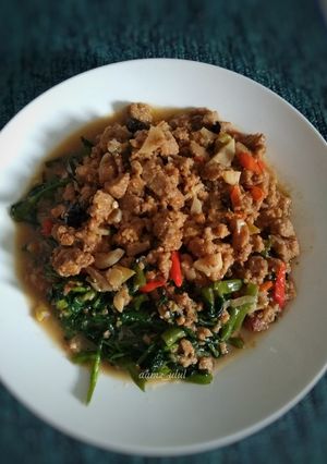 Foto resep Tumis kangkung oncom SIMPLE tp MANTUL