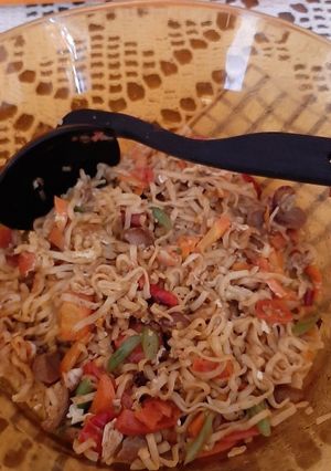 Foto resep Mie goreng saus 3 rasa