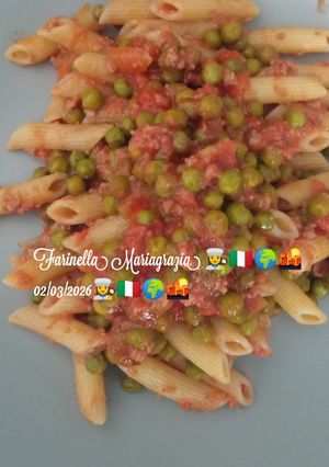 Foto di Penne con tonno e piselli 👩‍🍳🇮🇹🌍🏡🎉🎵🦁