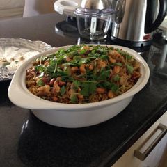 A picture of Chicken Biriyani.