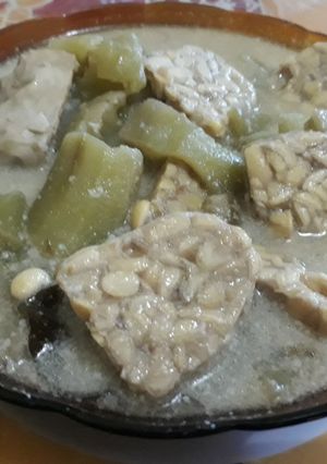Foto resep Terong Tempe Santan Putih