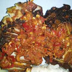 รูปของ Ikan tongkol geprek