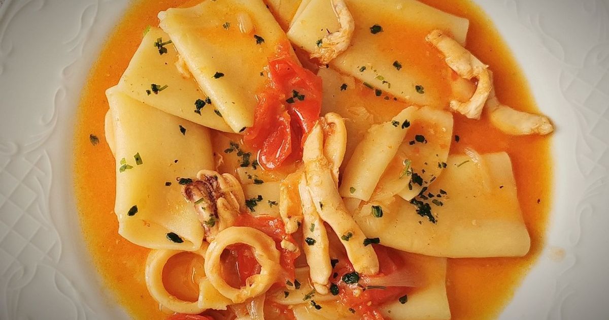 Calamarata Napoletana Receta de josevillalta