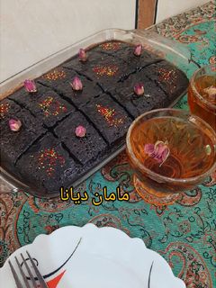 عکسی از دستور کیک خیس شکلاتی