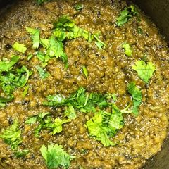 A picture of Keema methi.