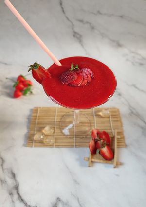 Strawberry daiquiri ainihin hoton girkin