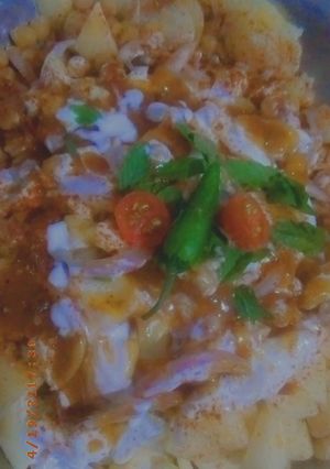 A picture of Chat recipe for iftar my favorite recipe.