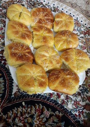 عکسی از دستور کلوچه خرما و گردو😋