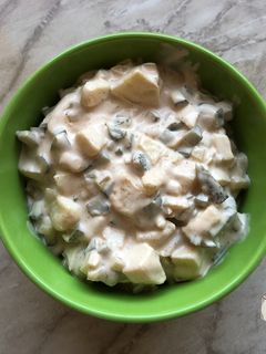 Hamis ezersziget saláta recept fotója