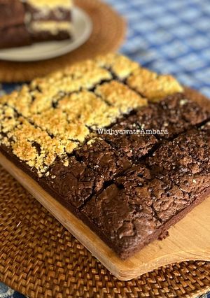 Foto resep Brownies - crumble & choco topping