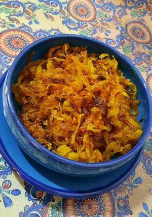 عکسی از دستور پیاز چیپسی