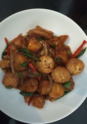 Foto resep Ayam tofu lada hitam