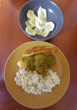 Una foto de Pollo a la norteña facil y sabroso