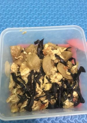 Foto resep Tumis bakso telur jamur ala anak kos