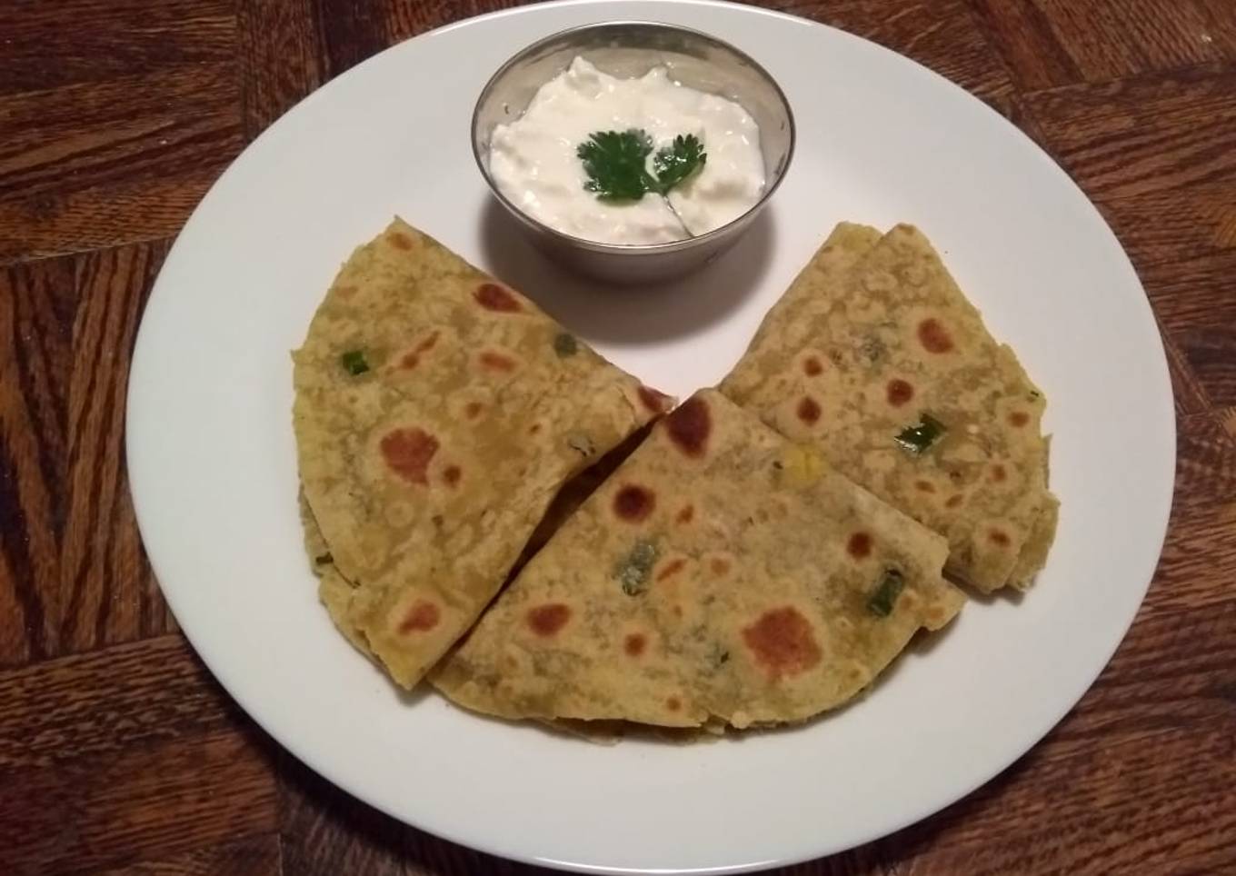 Avocado Paratha/Guacamole Paratha