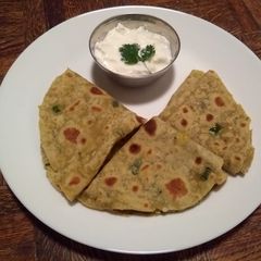 Avocado Paratha/Guacamole Paratha A picture of Avocado Paratha/Guacamole Paratha.