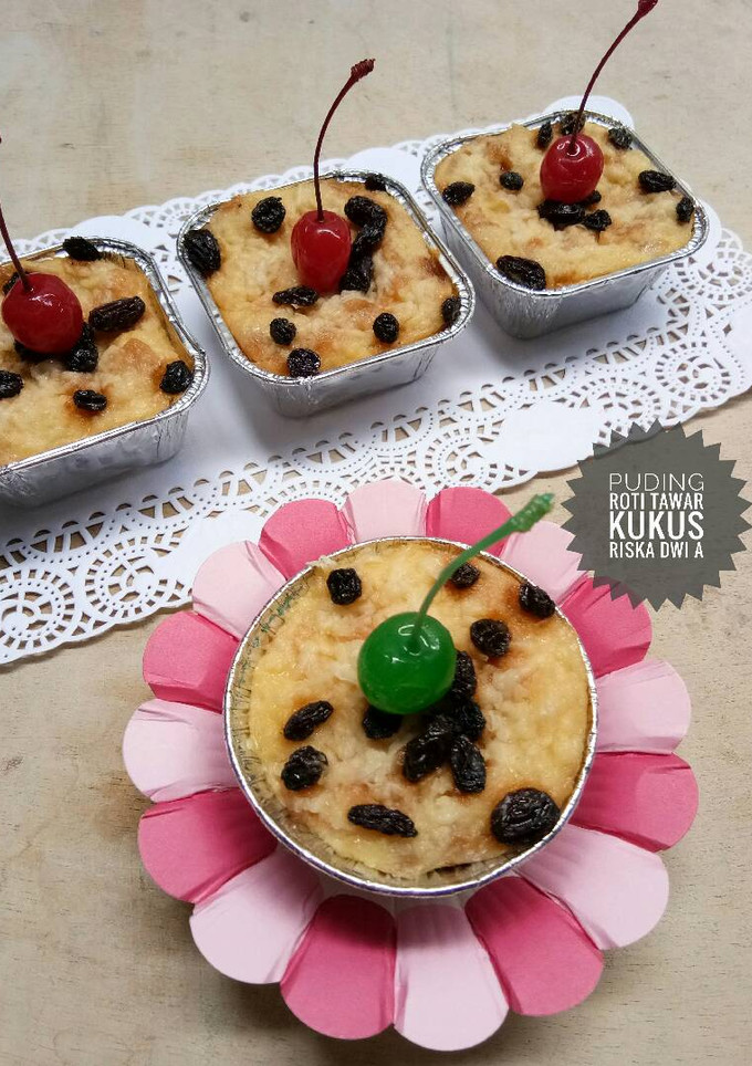 Foto resep Puding Roti Tawar Kukus
