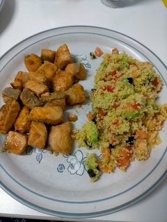 Una foto de Tacos de salmón a la plancha