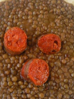 Una foto de Lentejas con chorizo caseras