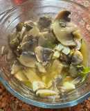 CHAMPIÑONES AL AJILLO (muy fácil, sano y rápido)