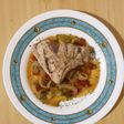 Pollo con champán