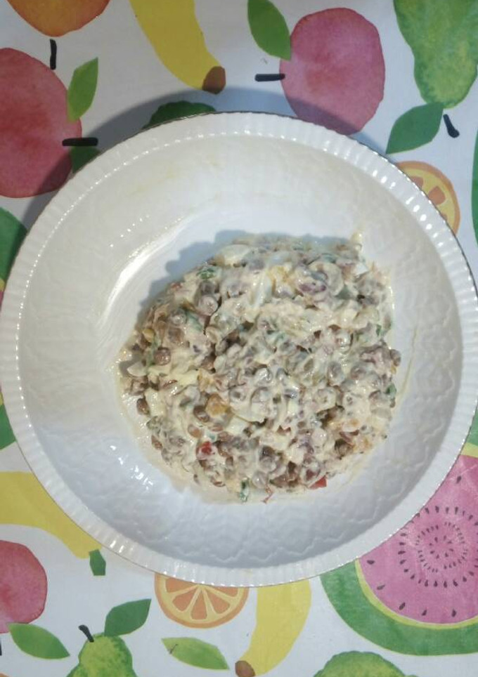 Una foto de Ensaladilla de lentejas