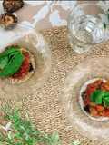 Delicious Caponata with Shiitake Powder