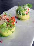 Makis aux œufs de cailles et graines germées
