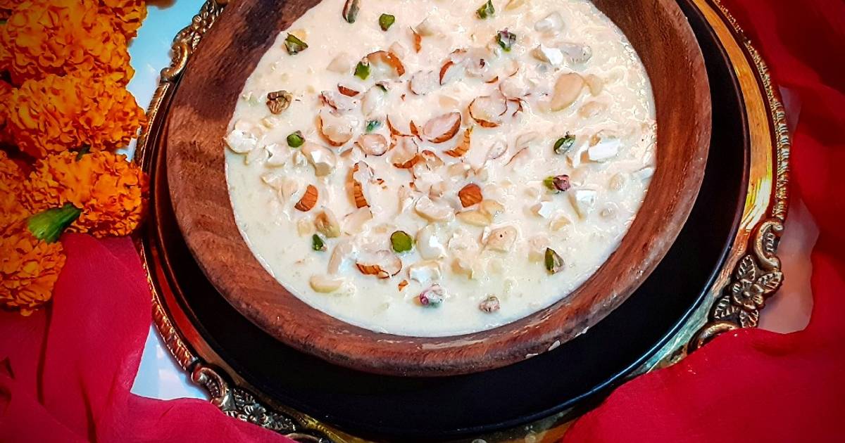 Dry fruits kheer Recipe by Neha Dua Cookpad