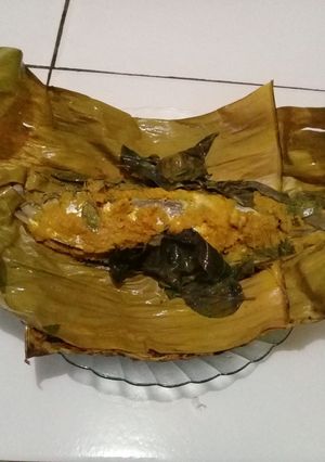 Foto resep Pepes ikan kembung bumbu kuning