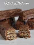 Barres croustillantes au chocolat façon Kit Kat